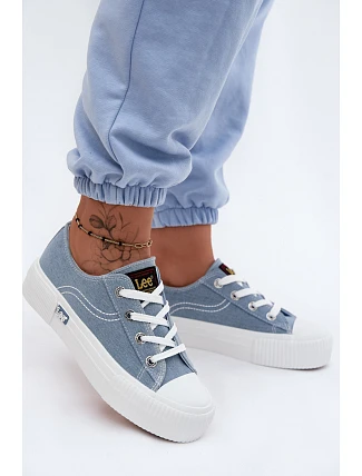 Dámské tenisky na platformě LEE ISLA C WOMEN LOW 50261002.21H džínové