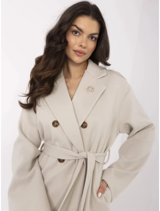 Kabát TW CZ BI 28987.85 svetlo béžový