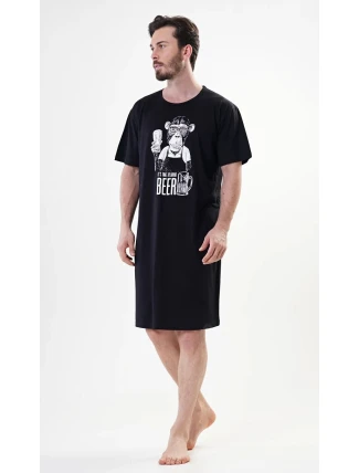 Pánska nočná košeľa s krátkym rukávom Monkey - Vienetta