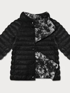 Dámska plus size bunda s 3/4 rukávmi Minority black/mola (M23-7010-1)