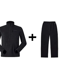 Mikina Berghaus Prism PT HZ veľkosť L Black + Berghaus HILLWALKER OVRTRS AM BLK/BLK veľkosť L