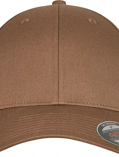Flexfit 6277 6-panelová čiapka Flexfit Wooly Combed 55.6277 v farbe coyote brown