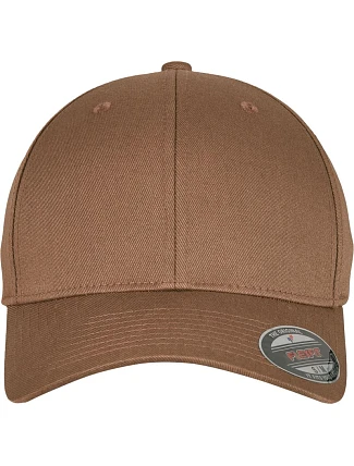 Flexfit 6277 6-panelová čiapka Flexfit Wooly Combed 55.6277 v farbe coyote brown