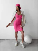 Dámske šaty 279133 neónovo ružové - Ola Voga