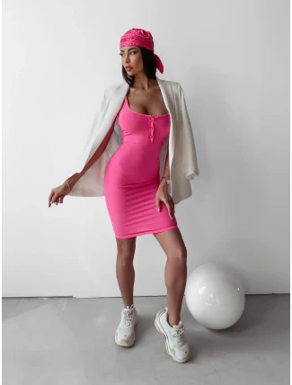 Dámske šaty 279133 neónovo ružové - Ola Voga