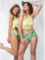 Nohavičky EXOTICO simple brasil green - Julimex Nohavičky EXOTICO simple brasil green - Julimex