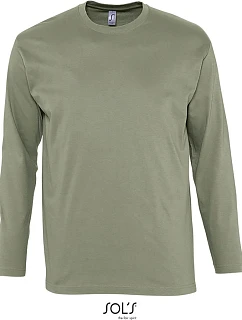 SOL'S Monarch Tričko s dlhým rukávom 25.1420 khaki