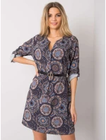 Šaty DHJ SK 12336B.74P tmavo modrá Šaty DHJ SK 12336B.74P tmavo modrá