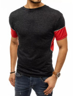 Čierne pánske tričko Dstreet RX4515