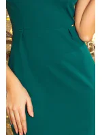 Elegantné zelené dámske šaty model 7276760