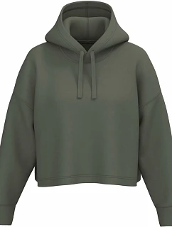 Kariban ProAct PA 396 Dámska mikina s kapucňou a skráteným strihom 20.P396 športová khaki