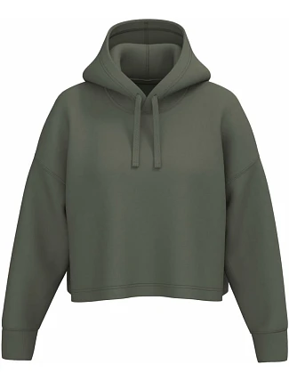 Kariban ProAct PA 396 Dámska mikina s kapucňou a skráteným strihom 20.P396 športová khaki Kariban ProAct PA 396 Dámska mikina s kapucňou a skráteným strihom 20.P396 športová khaki