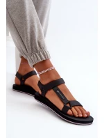 Damskie Sportowe Sandały 4FRSS24FSANF054-23S Ciemnoszare