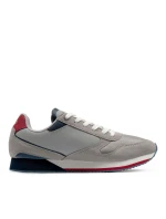 Pánska obuv NOBIL003A-LGR001 grey-white-red - Ralph Lauren