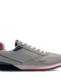 Pánska obuv NOBIL003A-LGR001 grey-white-red - Ralph Lauren