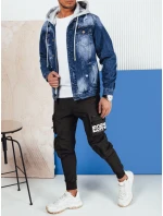 FashionStreet pánska tmavomodrá džínsová bunda TX4690 FashionStreet pánska tmavomodrá džínsová bunda TX4690