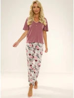 Pyžamo De Lafense 720 Finessa kr/r 3XL-4XL