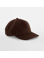 Beechfield B 682 6-panelová čiapka s výložkou „Heritage Cord Cap“ 53.0682 hnedá