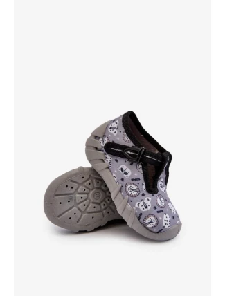 Pohodlné detské papuče BEFADO sivé Pohodlné detské papuče BEFADO sivé