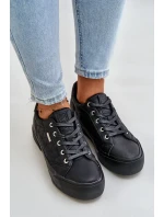 Dámske tenisky na platforme Big Star Black