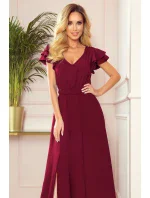 Dámske šaty Lidia 310-5 Burgundy - NUMOCO