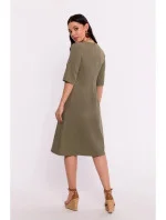 Dámske šaty B280 olivovo zelené - BeWear