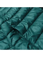 Dámska krátka bunda s pletenými rebrovanými manžetami námornícka (P22/P3-6636-56)