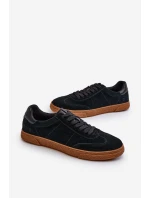 Trampki Męskie Zamszowe Big Star NN174187 Czarne