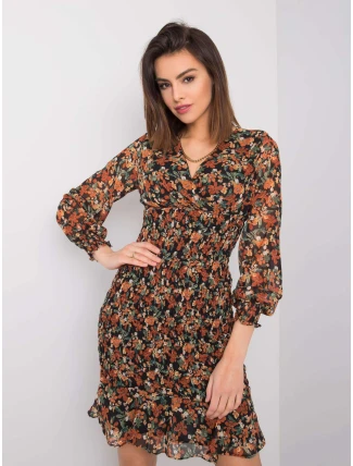 Šaty 328 SK 50024.52 čierna a béžová