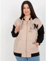 Blúzka RV BL 8272.85 čierna a béžová