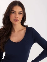 Blúzka WT BZ A1076.15 tmavomodrá