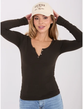 Blúzka WT BZ A1175.98 tmavohnedá