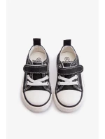 Detské plátenné tenisky Black Daloma