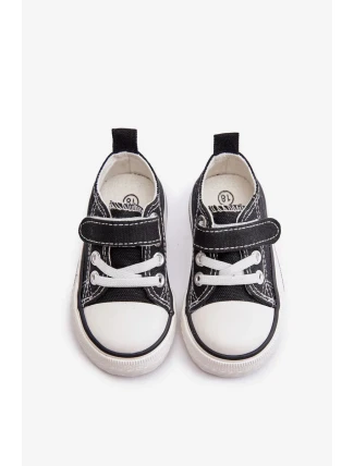 Detské plátenné tenisky Black Daloma