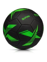 Meteor Spin 5 futbalová lopta čierna/zelená Meteor Spin 5 futbalová lopta čierna/zelená