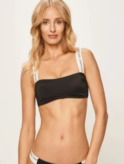 Vrchný diel plaviek KW0KW00548-BEH čiernobiela - Calvin Klein