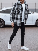 Pánska zateplená bunda s kapucňou čierna FashionStreet TX4956