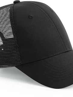 Beechfield B 75R 6-panelová truckerová čiapka „Urbanwear“ 53.075R čierna