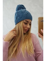 Fleecová čiapka Stefania K278 denim
