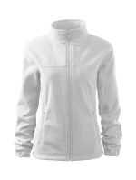 Bunda fleece dámska biela