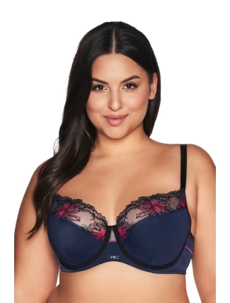 PODPRSENKA AV 2119 NAVY BLUE MAXI