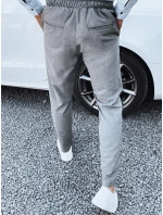 Pánske tmavosivé látkové nohavice FashionStreet UX4412