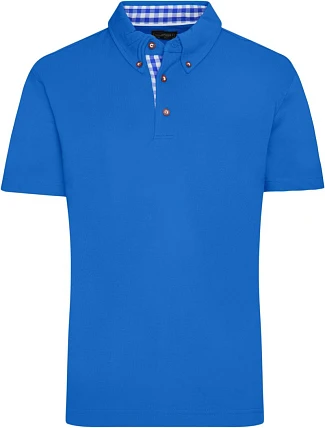 Daiber JN 716 Pánske polo tričko z piké v tradičnom krojoch 02.0716 royal/royal white Daiber JN 716 Pánske polo tričko z piké v tradičnom krojoch 02.0716 royal/royal white