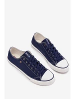 Pánske nízke tenisky z textilu Big Star DD174503 tmavomodré Pánske nízke tenisky z textilu Big Star DD174503 tmavomodré