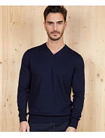 NEOBLU Sullivan Men Pánsky sveter s výstrihom do V 24.3987 deep black NEOBLU Sullivan Men Pánsky sveter s výstrihom do V 24.3987 deep black