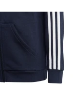 Fleecová mikina adidas Essentials 3-Stripes so zipsom Jr IC0600 Fleecová mikina adidas Essentials 3-Stripes so zipsom Jr IC0600