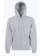 Fruit of the Loom Premium mikina s kapucňou 16.2034, melírovaná sivá Fruit of the Loom Premium mikina s kapucňou 16.2034, melírovaná sivá