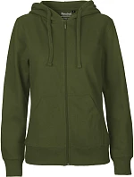 Neutral O 83301 Dámska mikina s kapucňou z bio bavlny 77.8331 military Neutral O 83301 Dámska mikina s kapucňou z bio bavlny 77.8331 military