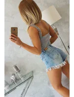 Body bez ramienok šedej Body bez ramienok šedej