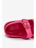 Klapki Dziecięce Lekkie Z Klamrami BIG STAR NN374545 Fuksja